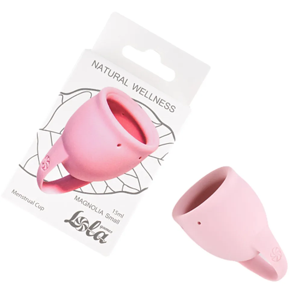 Менструальная чаша Lola Games Natural Wellness Magnolia, 15 мл (розовый)