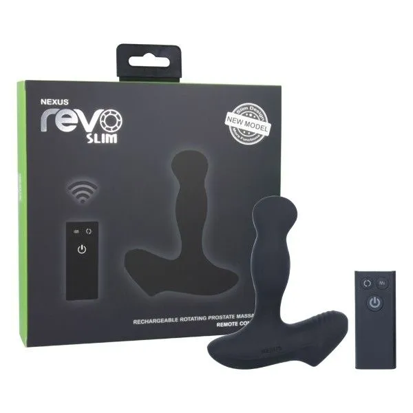 Nexus Revo Slim - Stymulator prostaty, Czarny, 11 cm
