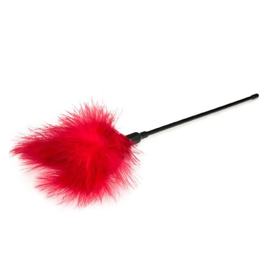 Easytoys Tickler Long - Tikler-pióro, Czerwony, 44 cm