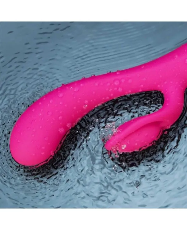 Вибратор-кролик Lovetoy L'Allure Swirl, 19.5 см (розовый)
