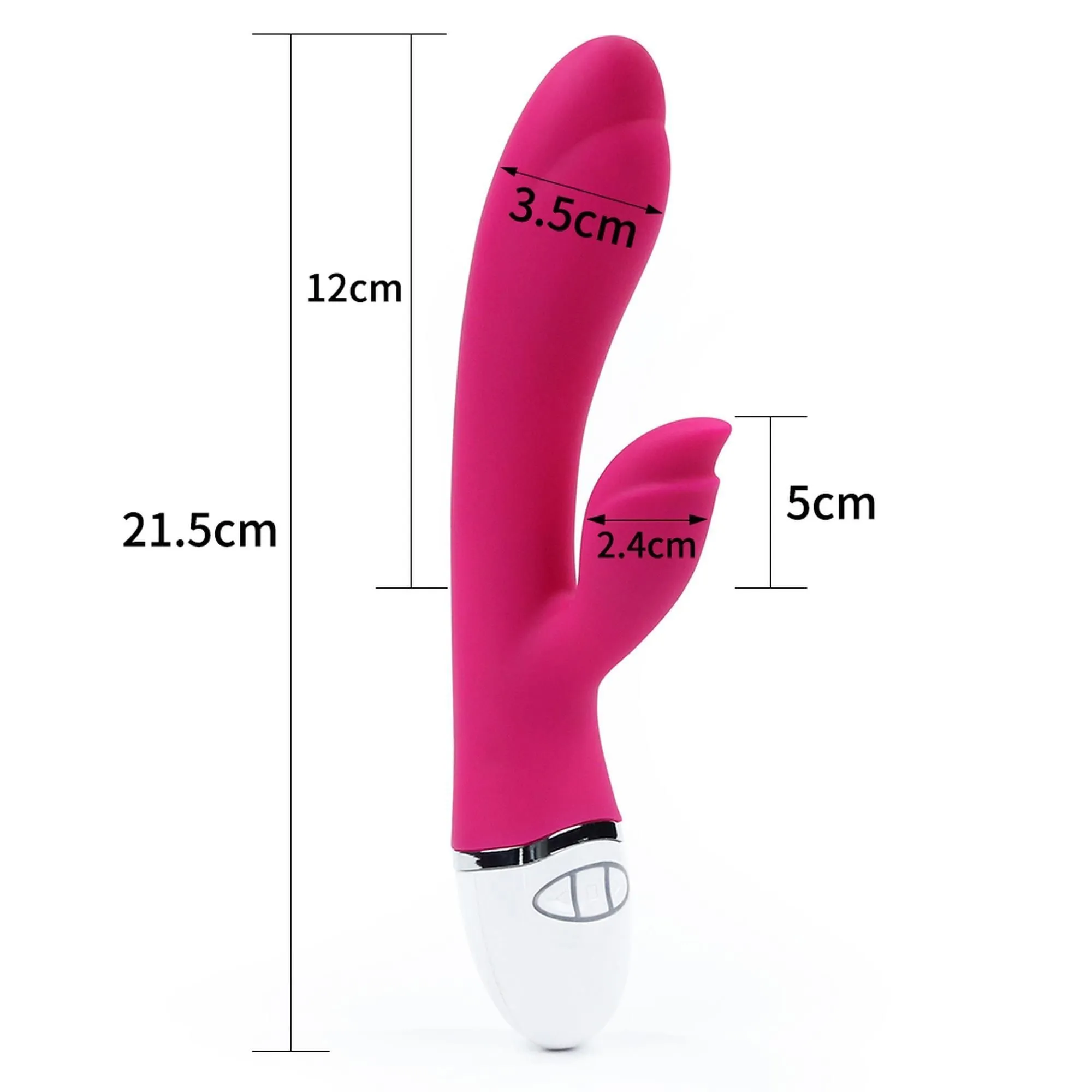 Вібратор-кролик LoveToy Dreamer II, 21.5х3.5 см (рожевий)