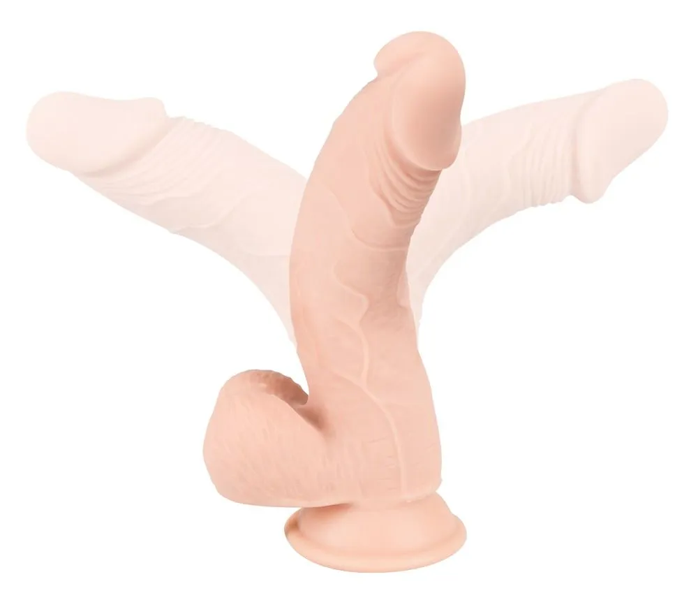 Фалоімітатор Orion Nature Skin Medium Bendable, 24 см (тілесний)