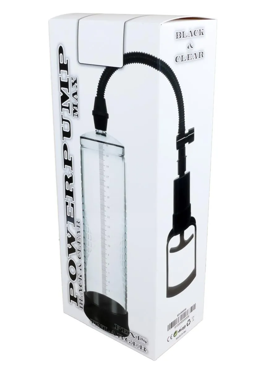 Помпа для пениса Boss Powerpump Max, 22 см (прозрачный)