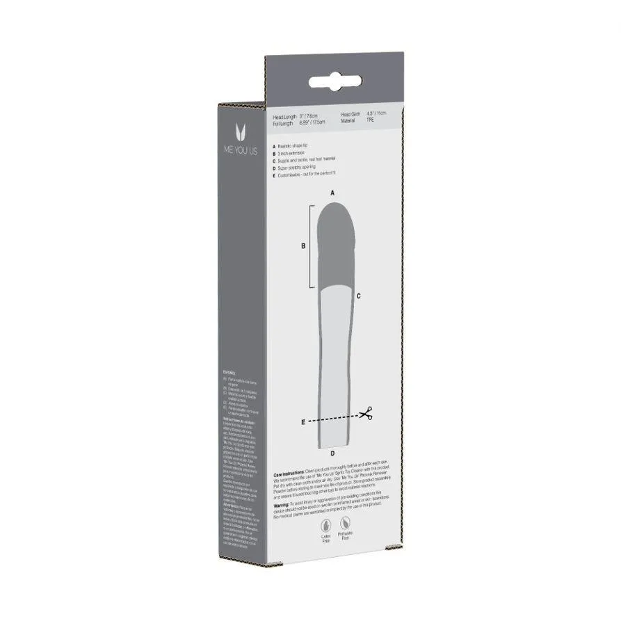 Me You Us Elongate 3 -, W kolorze cielistym, 17.5 cm