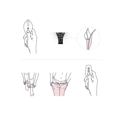 Вібратор у трусики EasyToys Vibrating Briefs, 9 см (чорний)