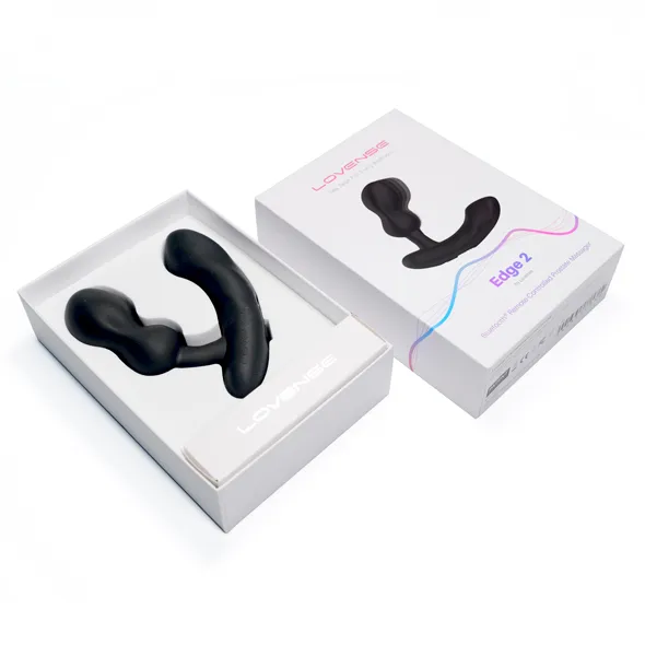 Стимулятор простати Lovense Edge 2, 12,4 см (чорний)