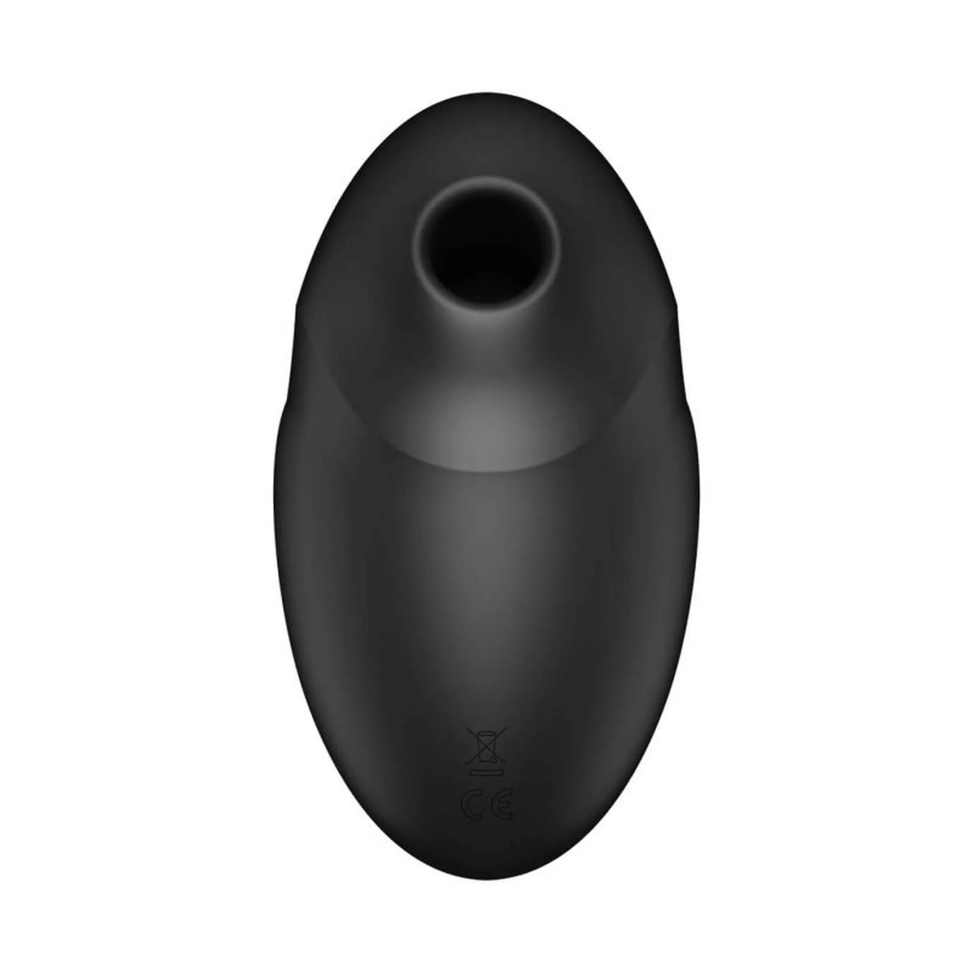 Satisfyer Vulva Lover 3 - Bezdotykowy stymulator łechtaczki z wibracjami, Czarny, 11 cm
