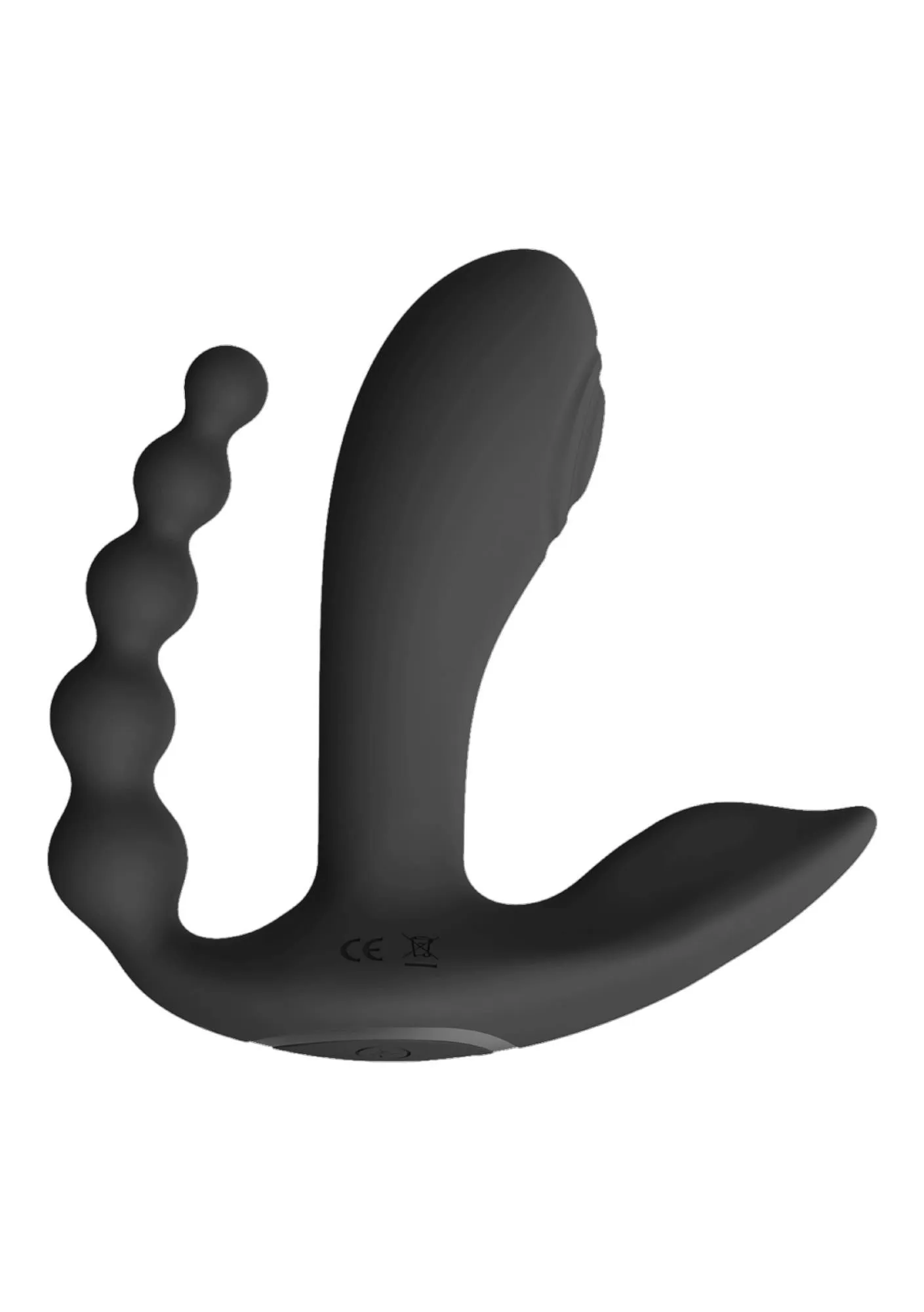 Стимулятор простати ShotsToys Kata, 12 см (чорний)