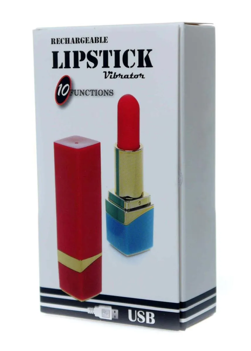 B - Series Magic Lipstick Vibrator - Wibrator łechtaczkowy, Czarny, 9.2 cm
