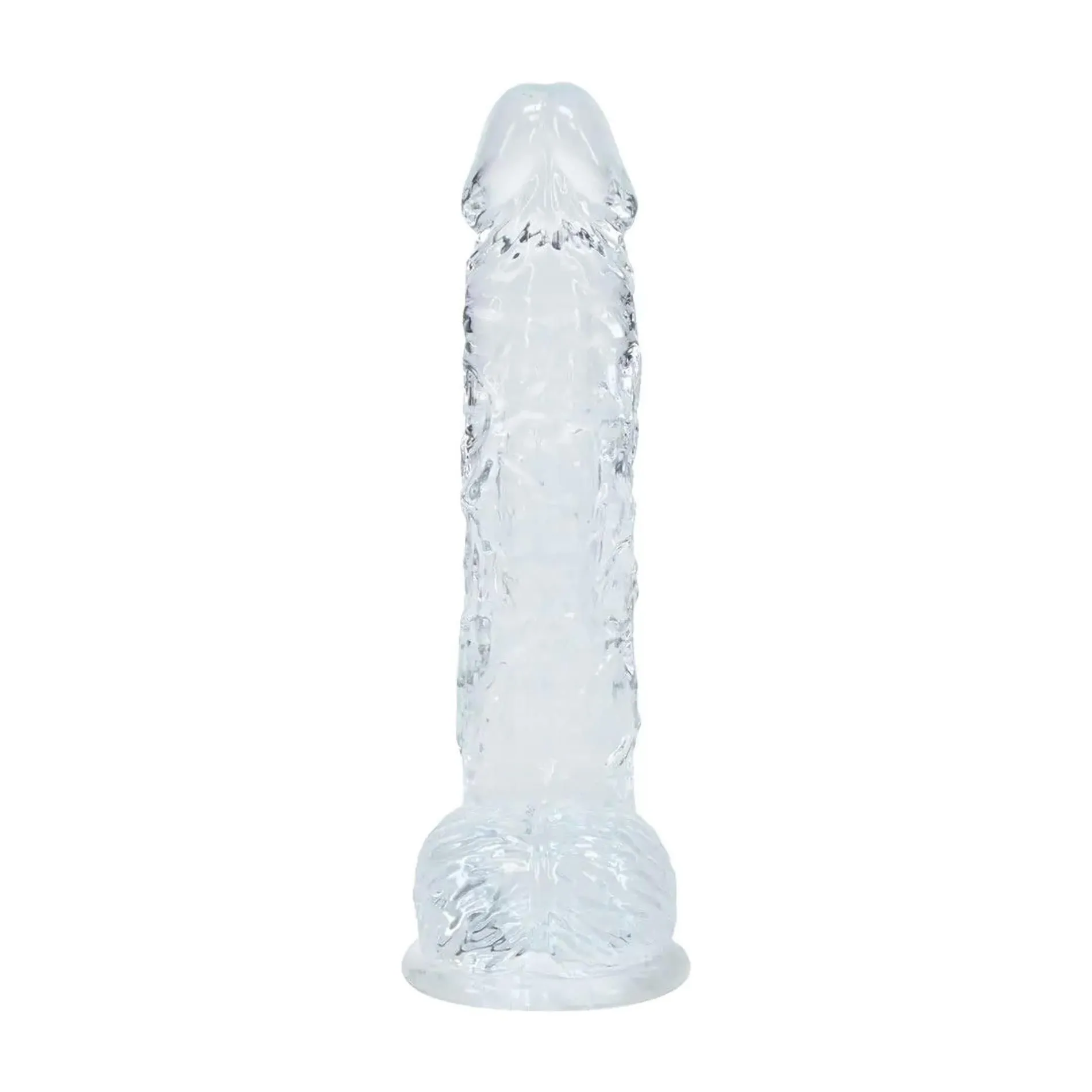 RealRock Realistic - Dildo, Przezroczysty, 12.7 cm