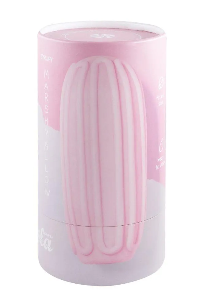Lola Games Marshmallow Marshmallow Maxi Syrupy - Masturbator, Różowy, 13.9 cm