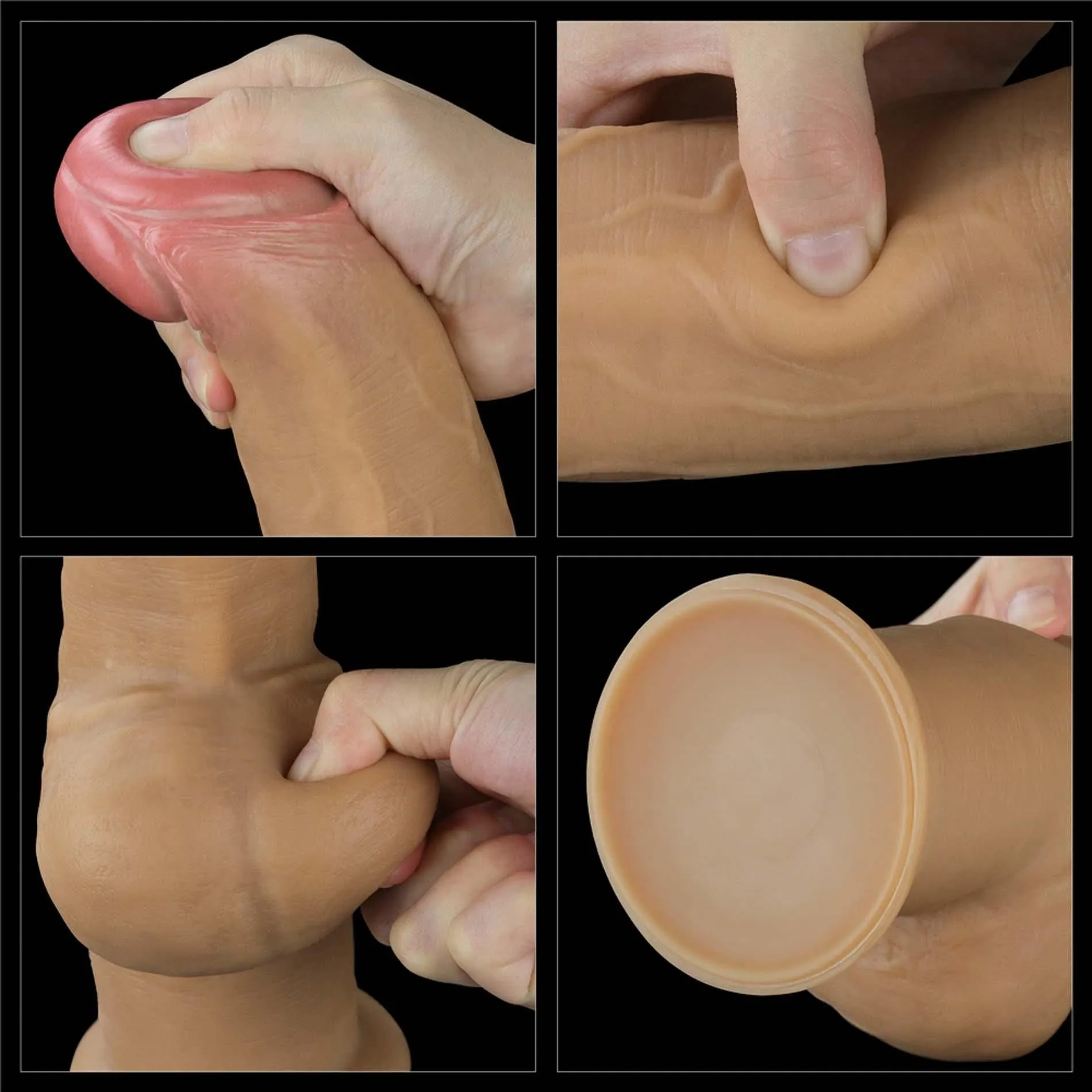 Фаллоимитатор Lovetoy Handle Cock 12'', 30 см (телесный)