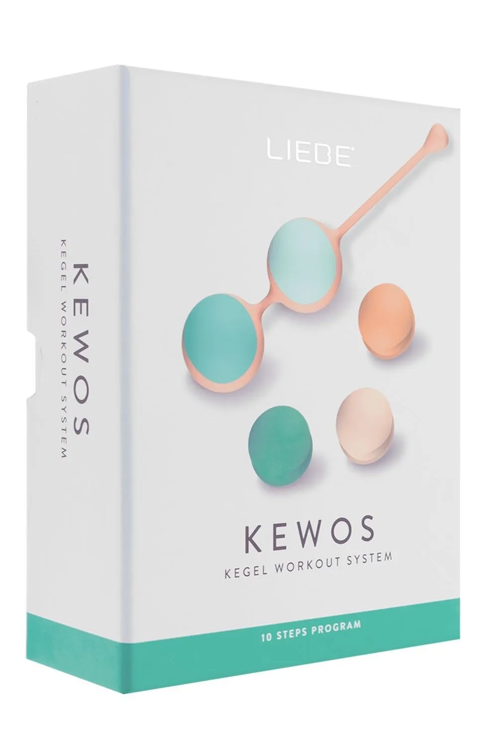 Вагинальные шарики Liebe Pleasure Toys Kewos, 14 см (мятный)