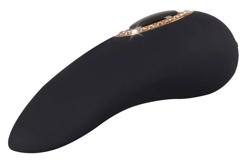 Cleopatra Clitoral Vibrator - Wibrator łechtaczkowy, Czarny, 9, 5 cm