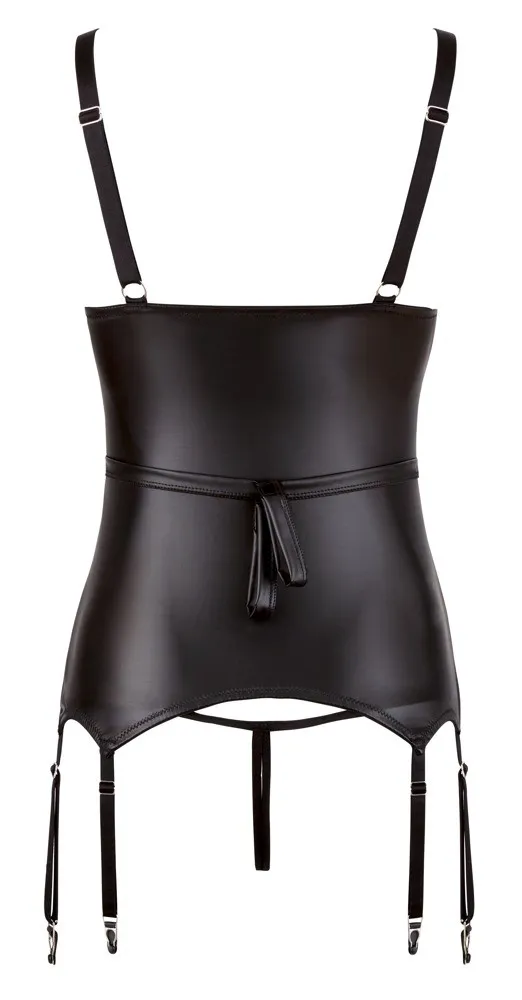 Комплект Cottelli Bondage Cami Suspender, S (черный)