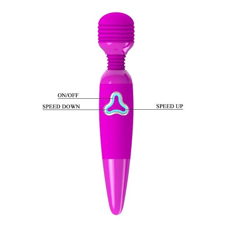 Вібромасажер Pretty Love Flirtacious Wand, 25 см (рожевий)