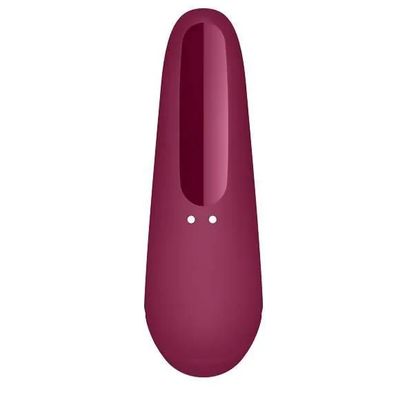 Вакуумний стимулятор клітора Satisfyer Curvy 1+ (червоний)