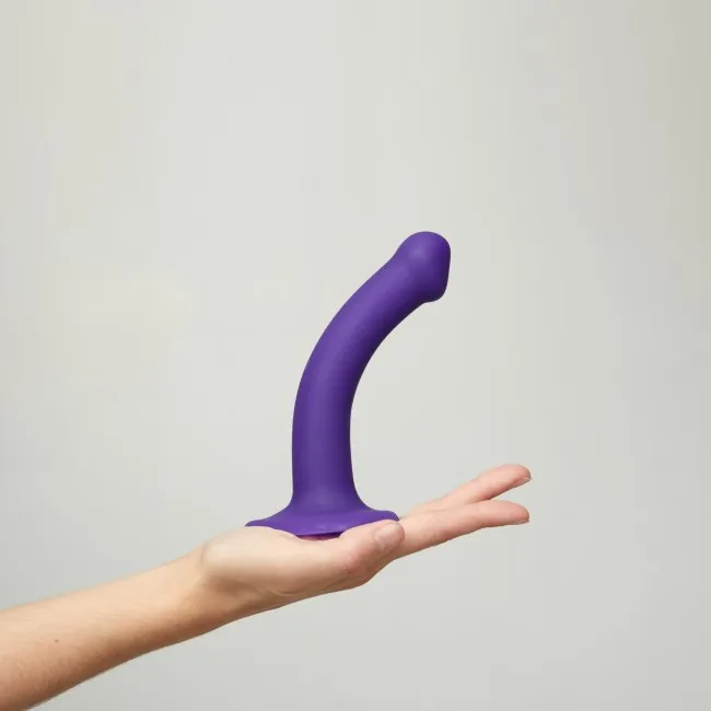 Strap-on-me Bendable Double Density - Dildo, Czarny, 17 cm, S