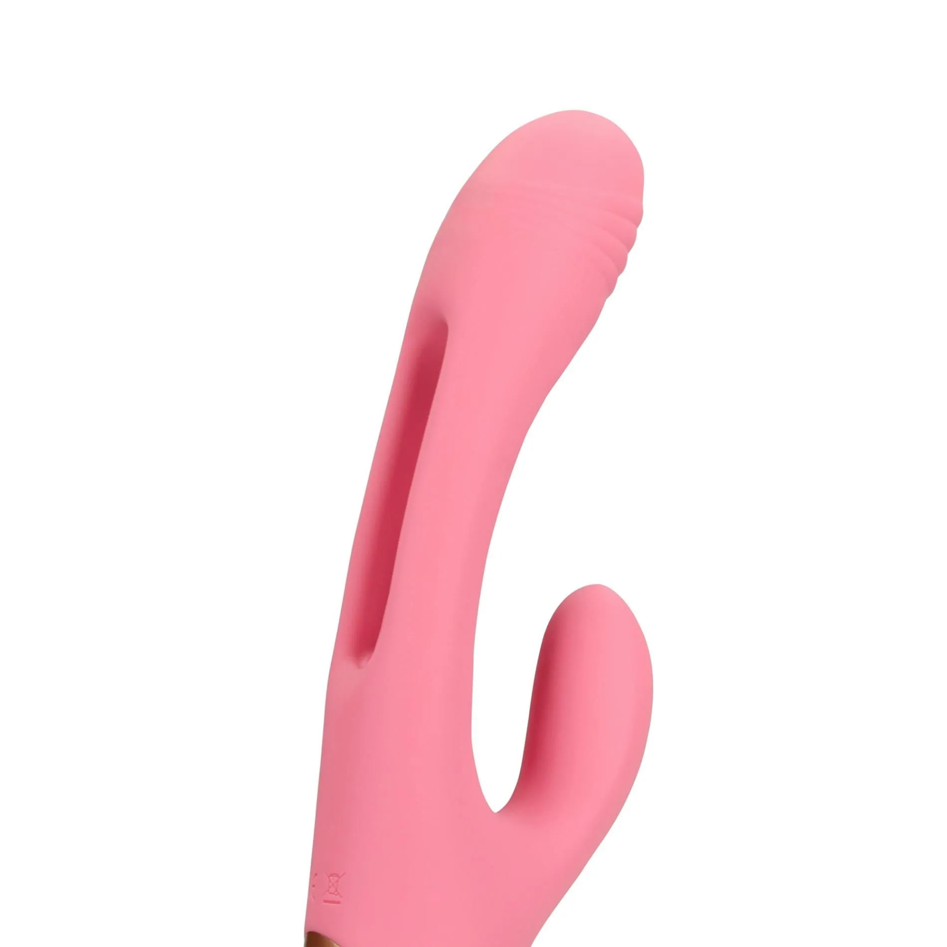 Вібратор-кролик Loveline G-spot Fluttering, 24.8 см (рожевий)