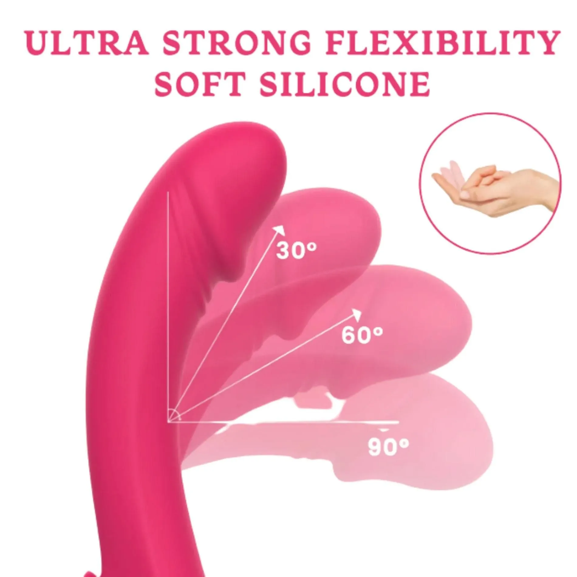 Power Escorts Kinky Pleasure Vibey - Wibrator, Różowy, 19.4 cm