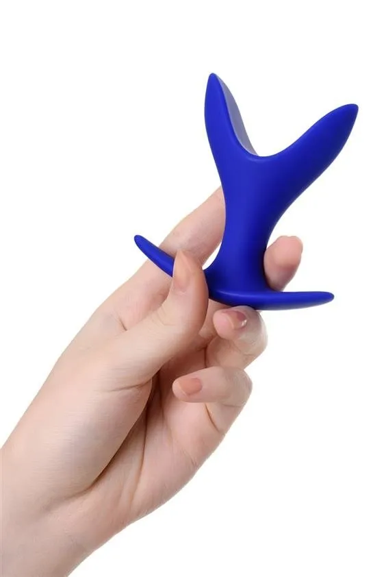 Анальная пробка ToDo Expander Plug Bloom S, 8.5 см (синий)