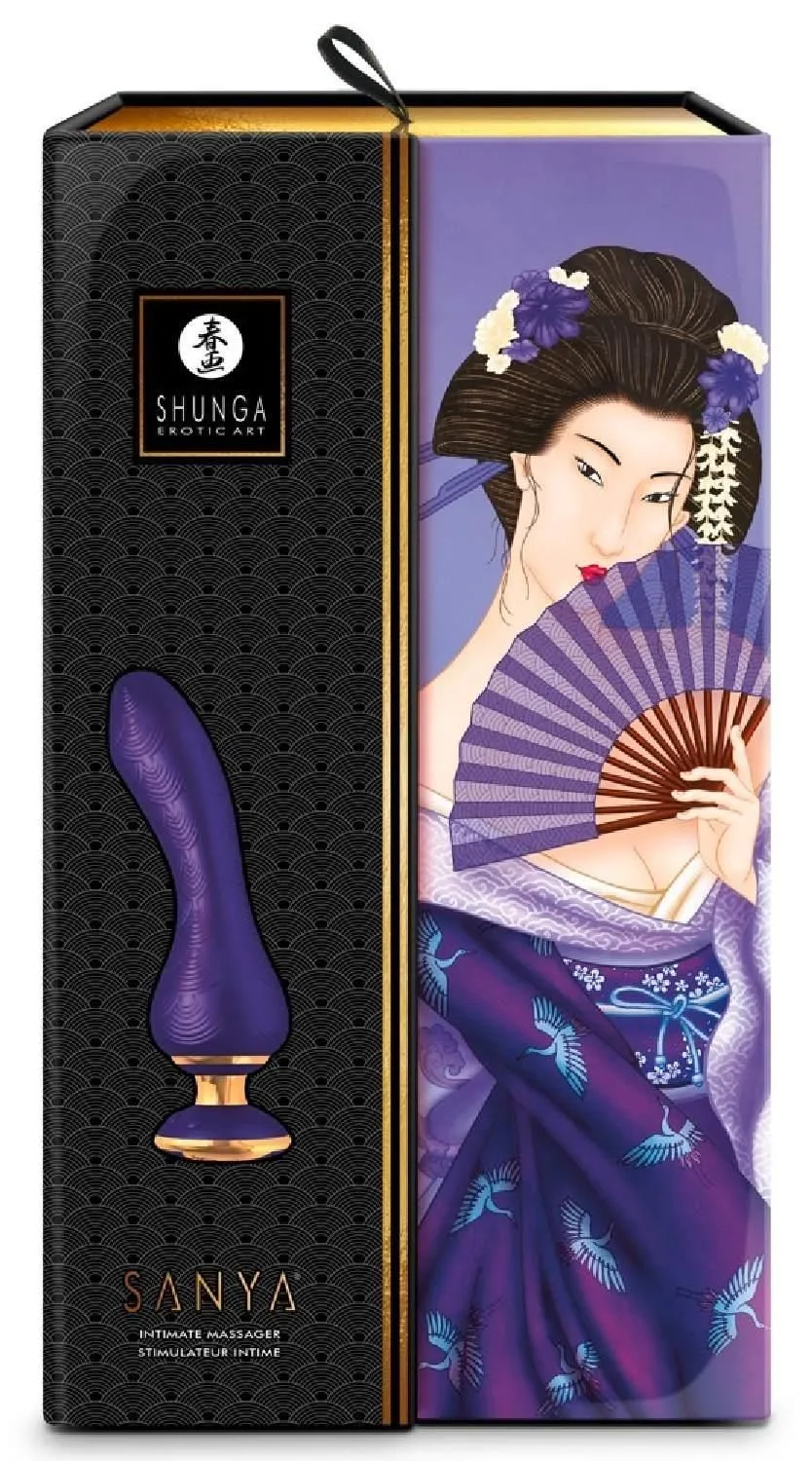 Вібратор Shunga Sanya Intimate, 18,5 см (фіолетовий)
