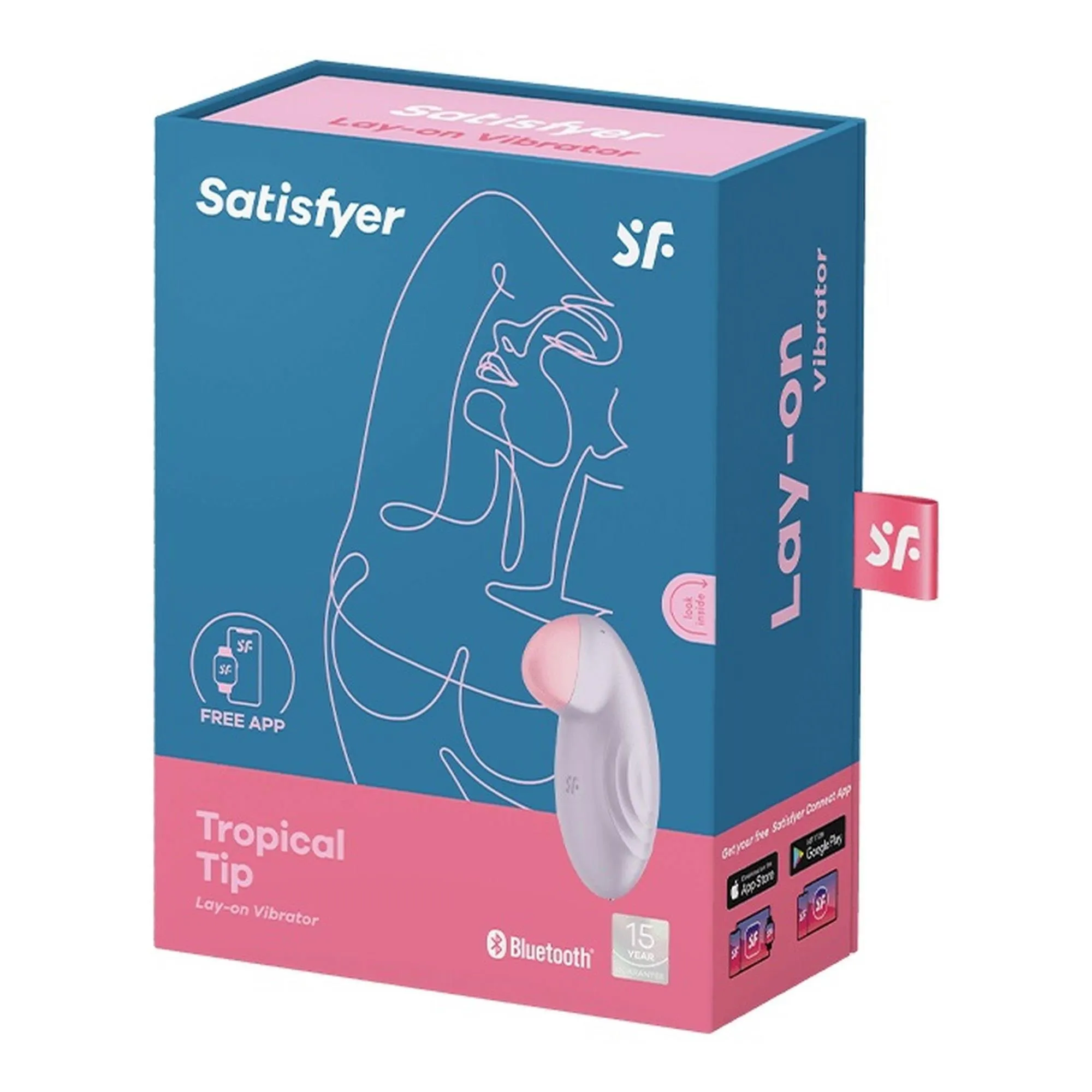 Вібратор для клітора Satisfyer Tropical Tip, 8,5 см (ліловий)