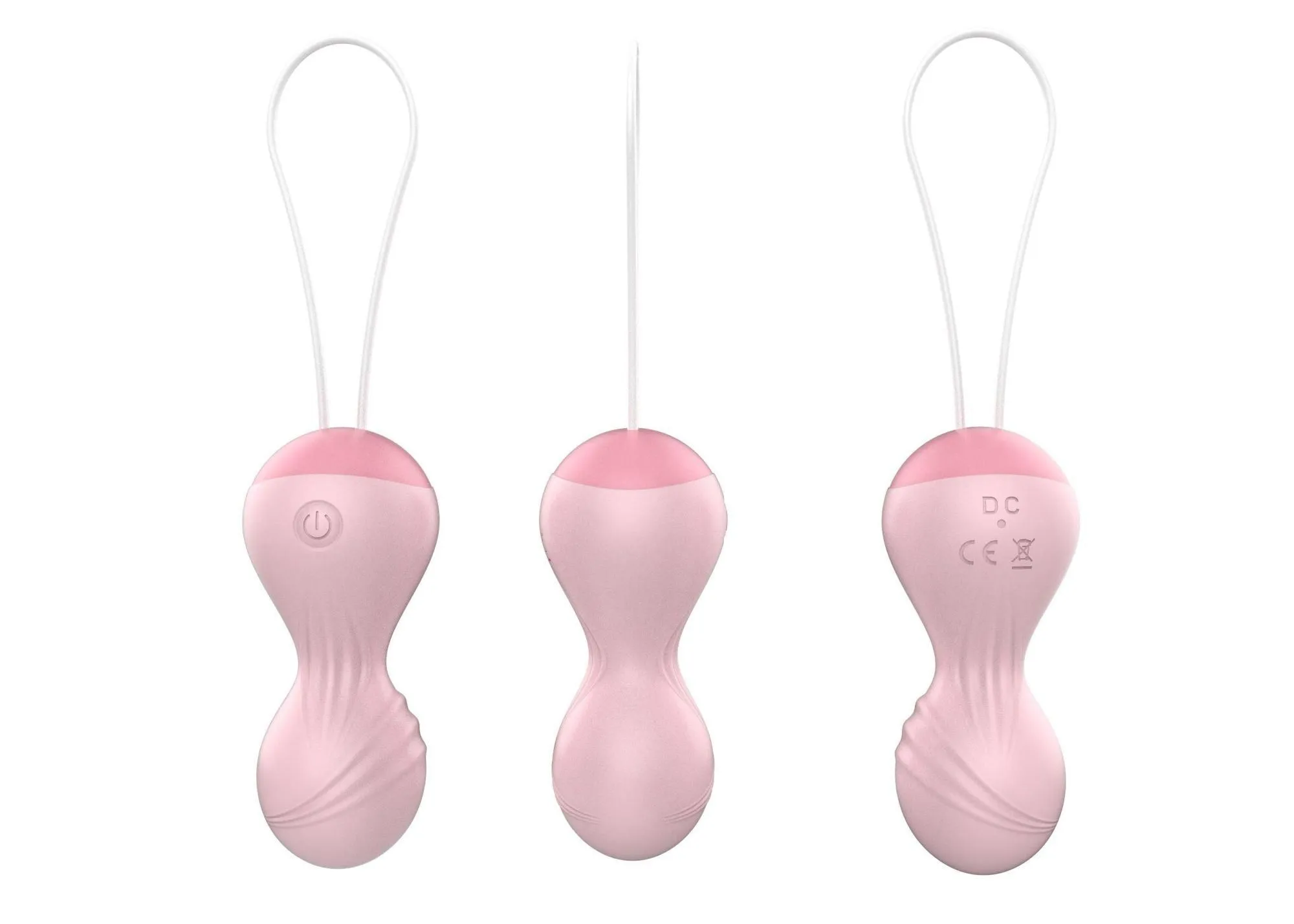 Вагінальні кульки Boss Remote Control Tighten, 8 см (світло-рожевий)