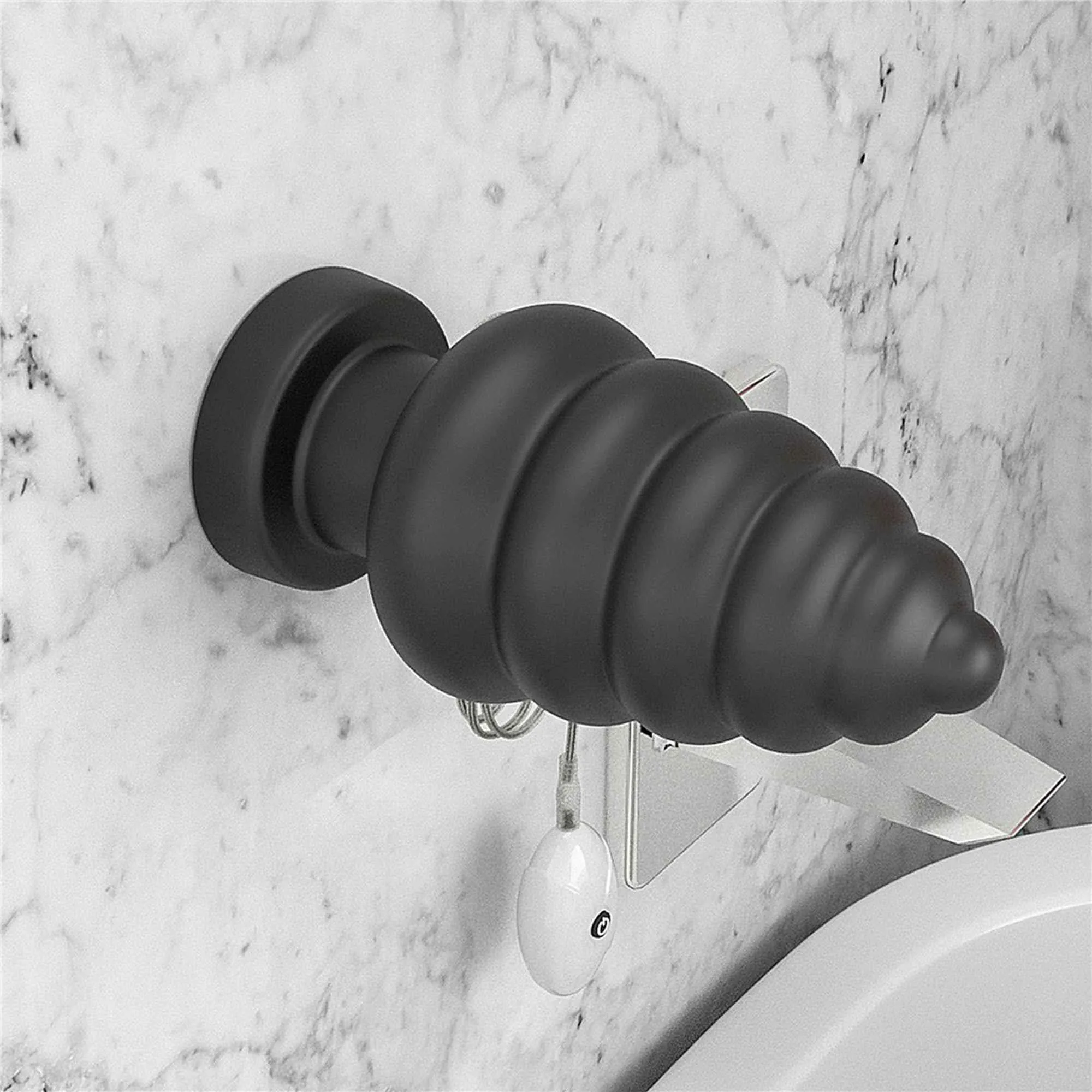 Анальная пробка King Sized Vibrating Anal Cracker 7, 18 см (чёрный)