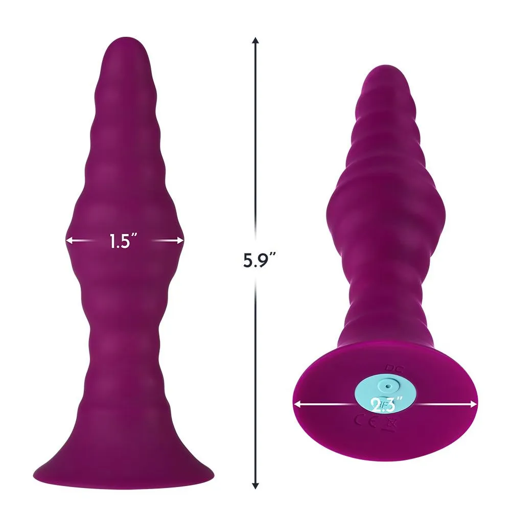 Dream Toys Pyra Large - Korek analny, Crimson, 15 cm