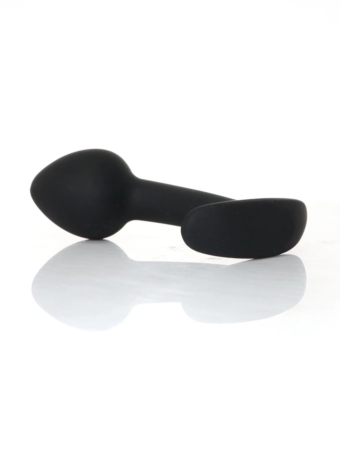 Анальна пробка B-Series HeavyFun Curved L, 10.5 см (чорний)