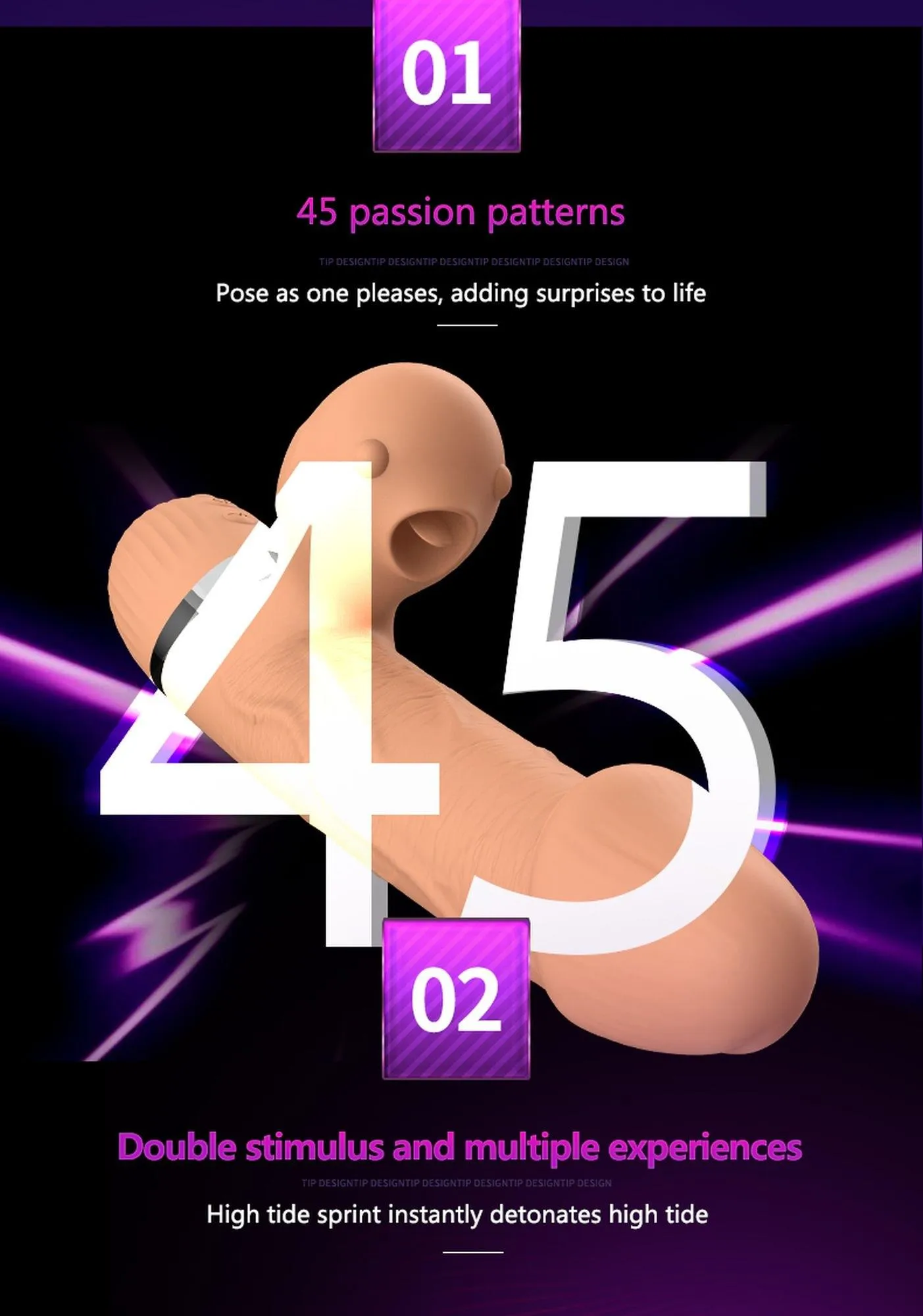 Вібратор Boss Series Basia Thrusting, 24 см (тілесний)
