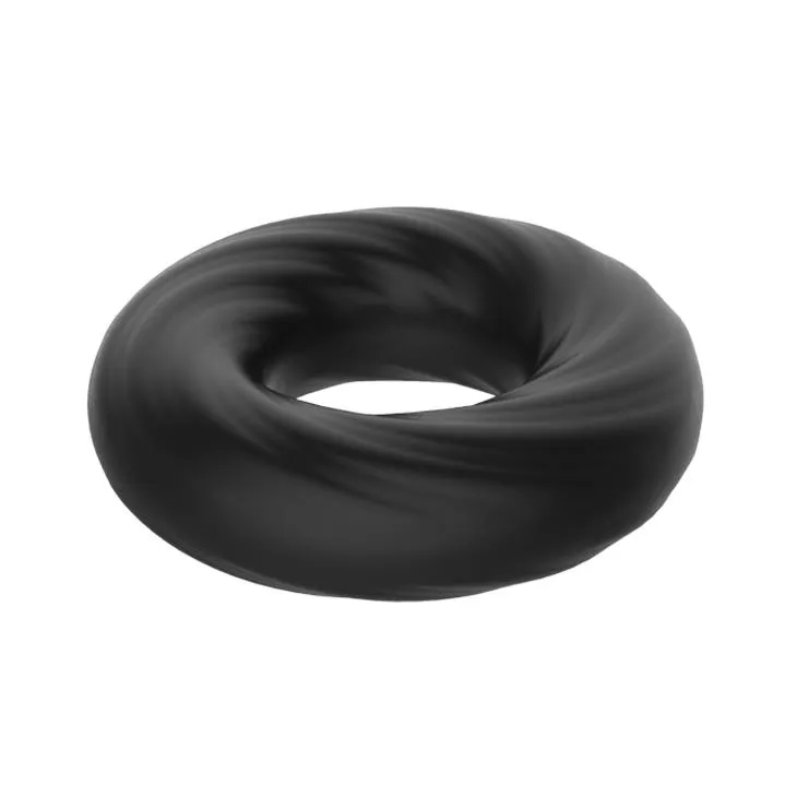 Эрекционное кольцо Crazy Bull Super Soft Silicone, 5 см (черный)