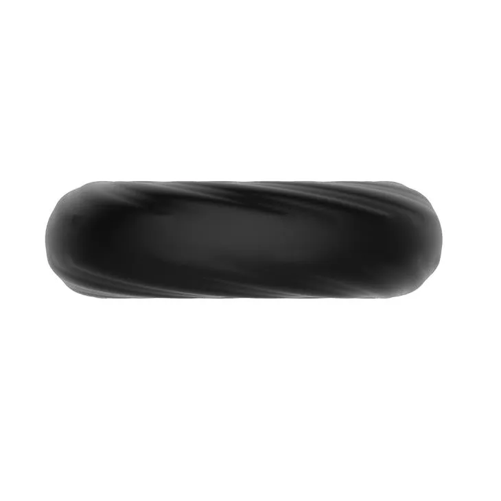 Эрекционное кольцо Crazy Bull Super Soft Silicone, 5 см (черный)