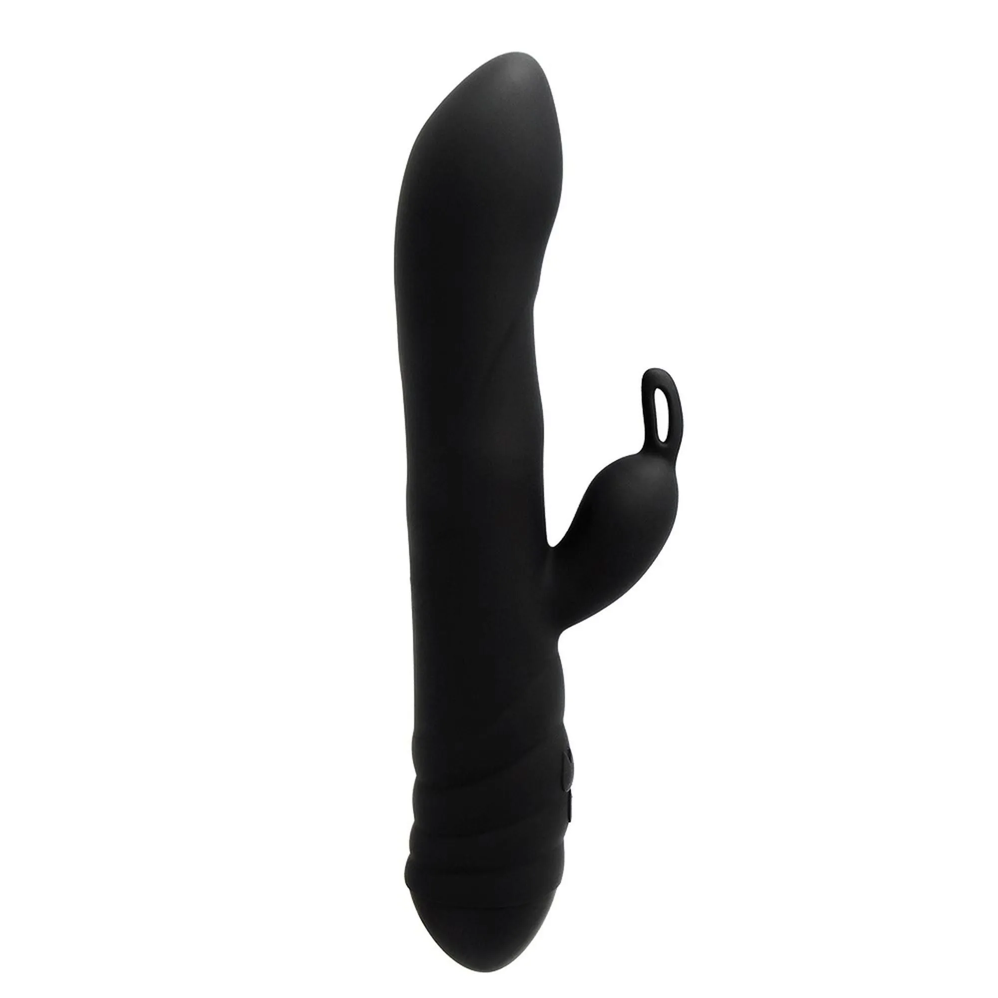 Вібратор-кролик Adrien Lastic Twister, 23 см (чорний)