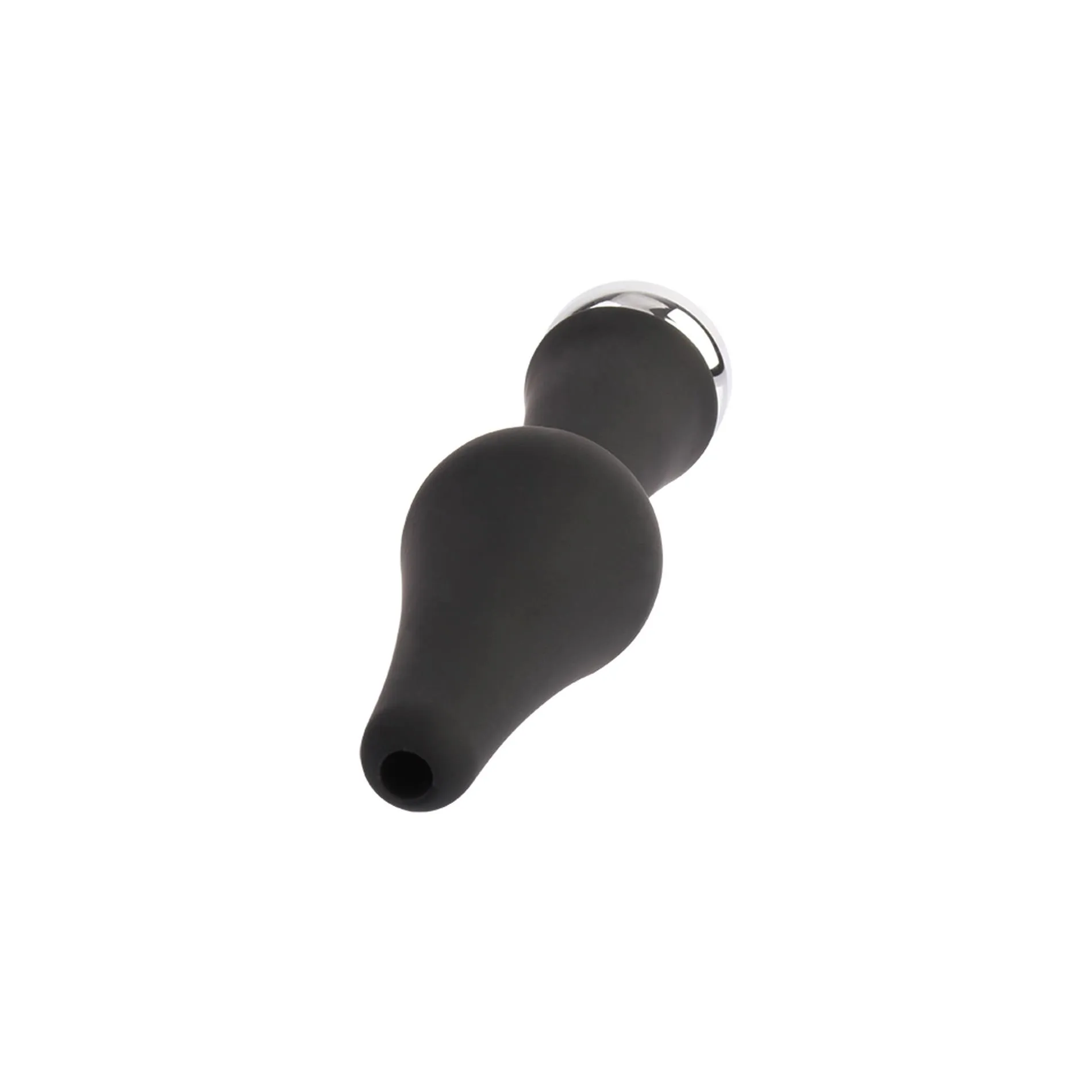 Black Mont CleanStream - Prysznik analny, Czarny, 15.3 cm