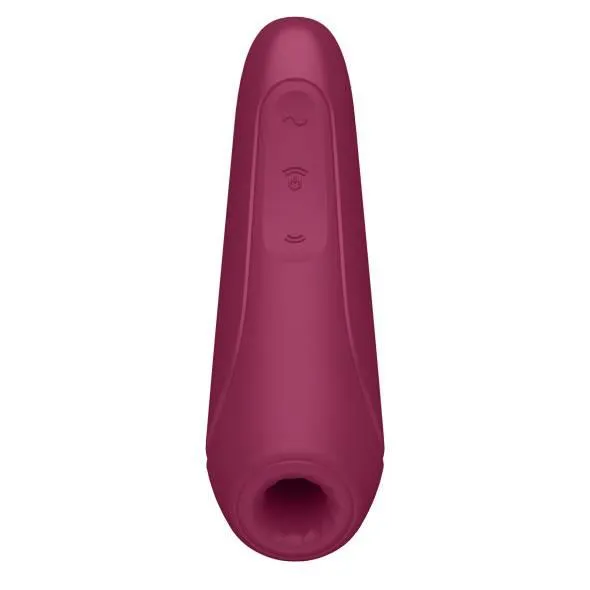 Satisfyer Curvy 1+ - Bezdotykowy stymulator łechtaczki, Czerwony, 13, 5 cm
