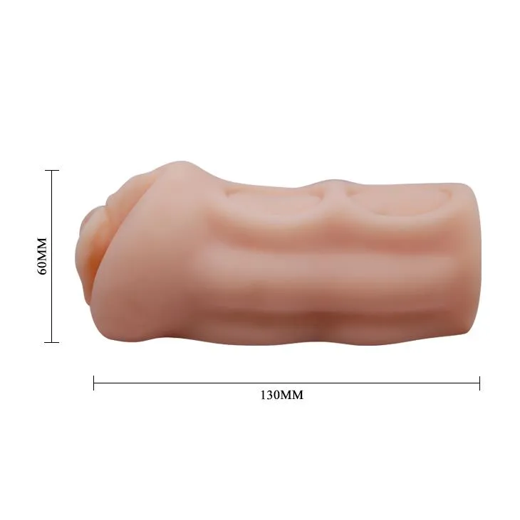 Crazy Bull Lillian - Masturbator, W kolorze cielistym, 13 cm