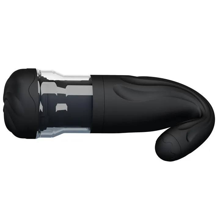 Pretty Love Breton multifunction - Masturbator, Czarny, 27.3 cm