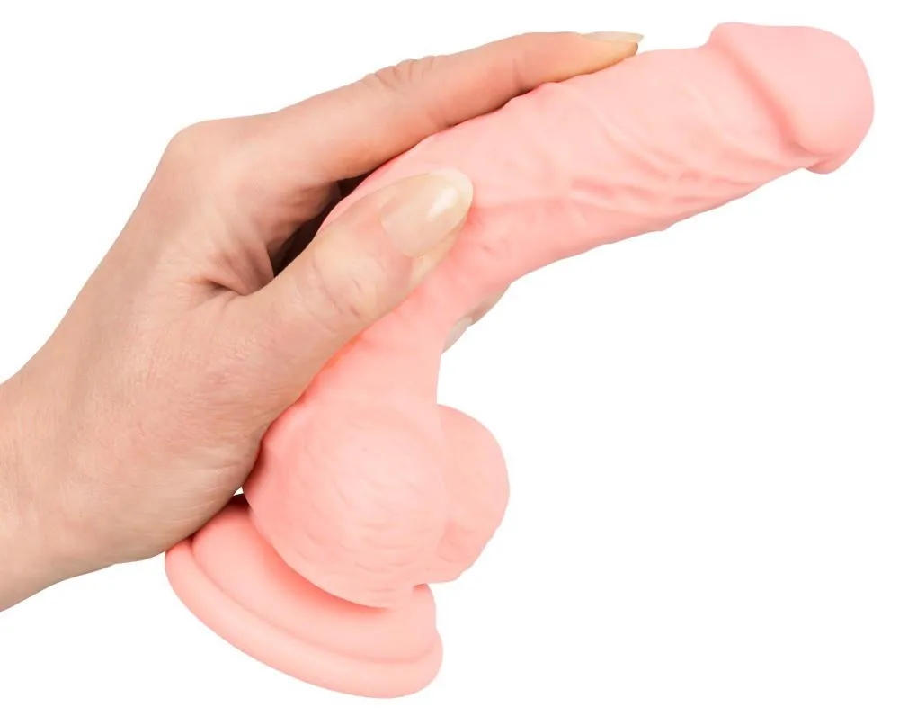 Medical Silicone Medical Silicone Dildo - Dildo, W kolorze cielistym, 18 cm