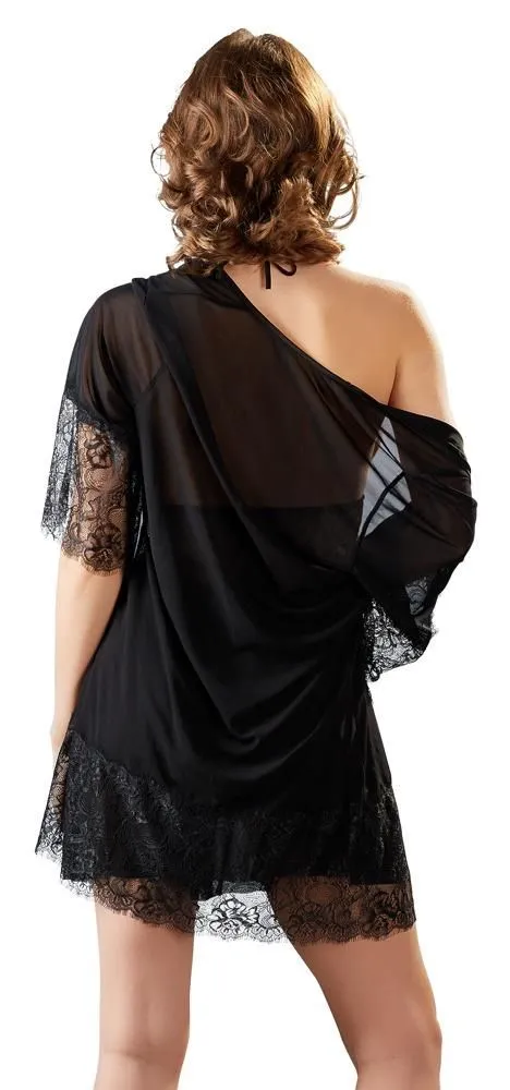 Комплект Cottelli Lingerie Chemise Set, S (черный)