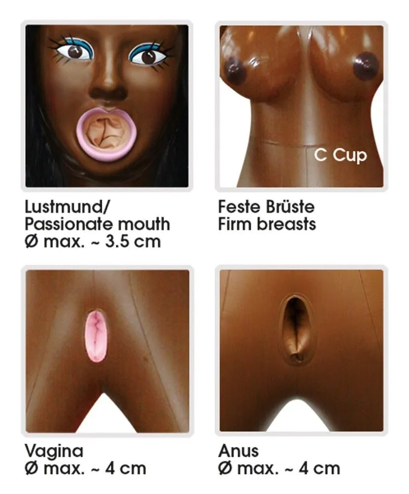 Секс лялька Tyra Lovedoll, 160 см (коричневий)