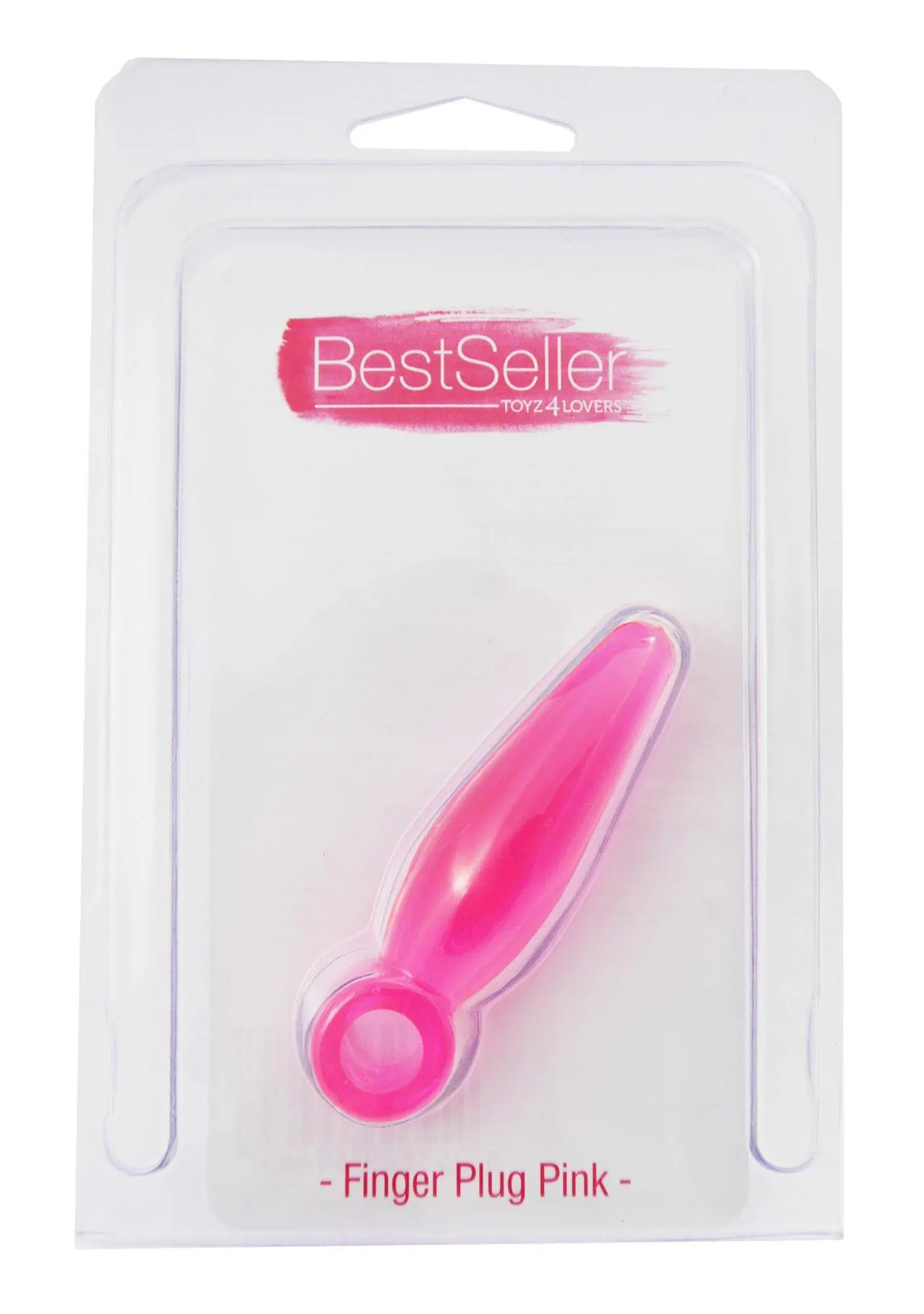 Анальная пробка Toyz4lovers Jammy Jelly Anal Finger Plug, 7.2 см (розовый)