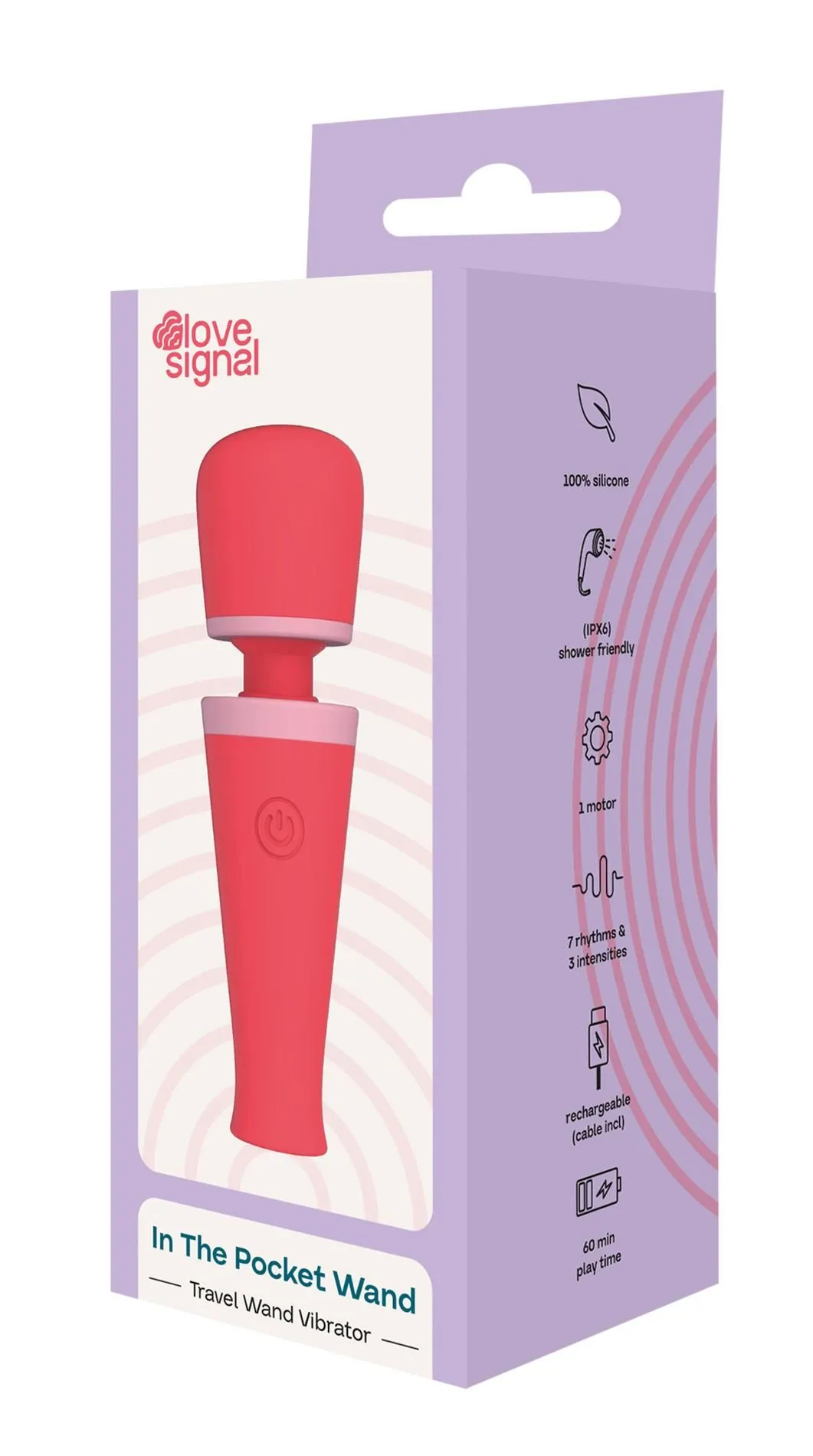Вибромассажер Dream Toys In The Pocket Wand, 11 см (оранжевый)