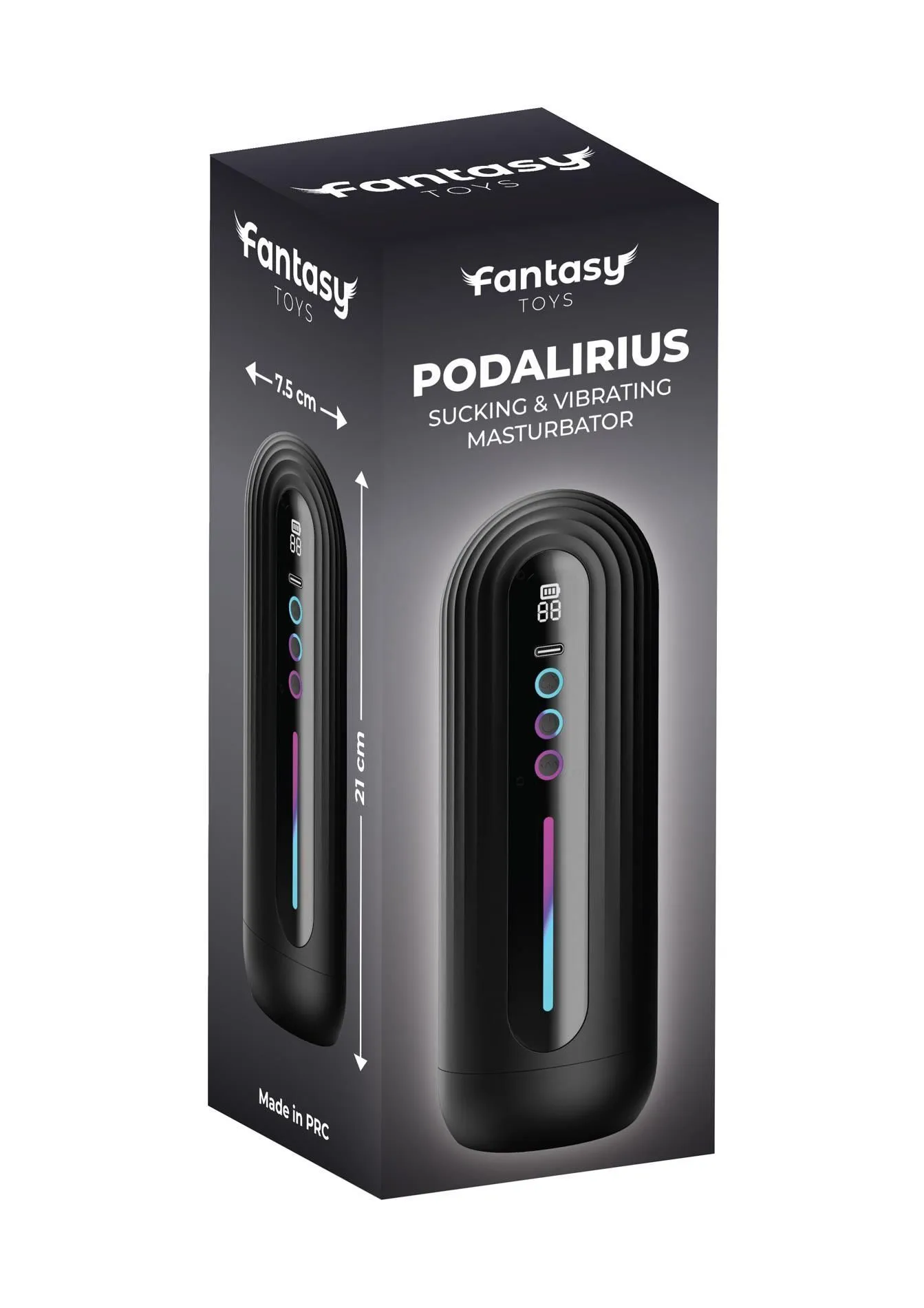 Мастурбатор Fantasy Podalirius Suction Masturbator (черный)