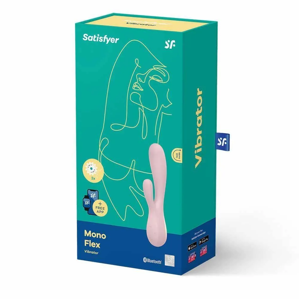 Вібратор-кролик Satisfyer Mono Flex, 20 см (рожевий)