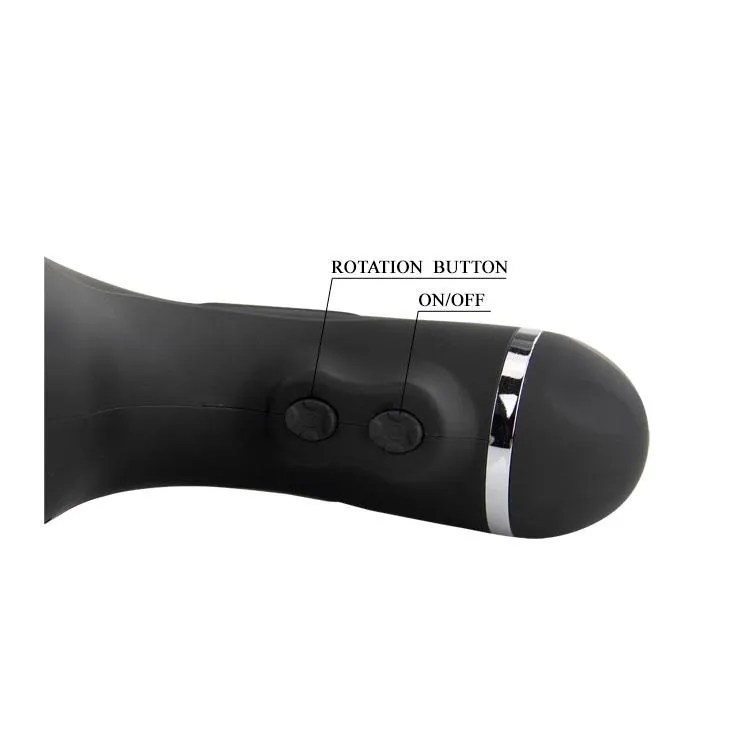 Мастурбатор Baile Rotation Lover USB 5 Functions (чорний)