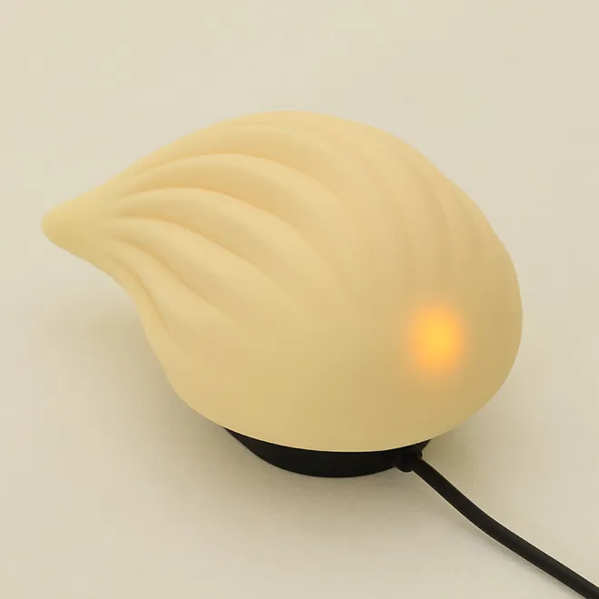 Iroha by Tenga Iroha+ Kushi - Wibrator łechtaczkowy, Żółty, 9.8 cm