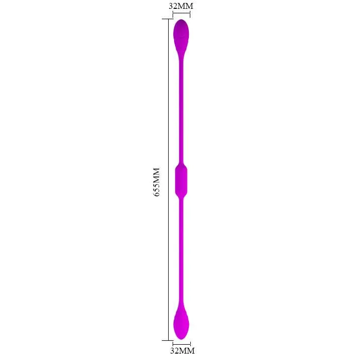 Вибратор Pretty Love Dream Lovers Whip, 65,5 см (фиолетовый)