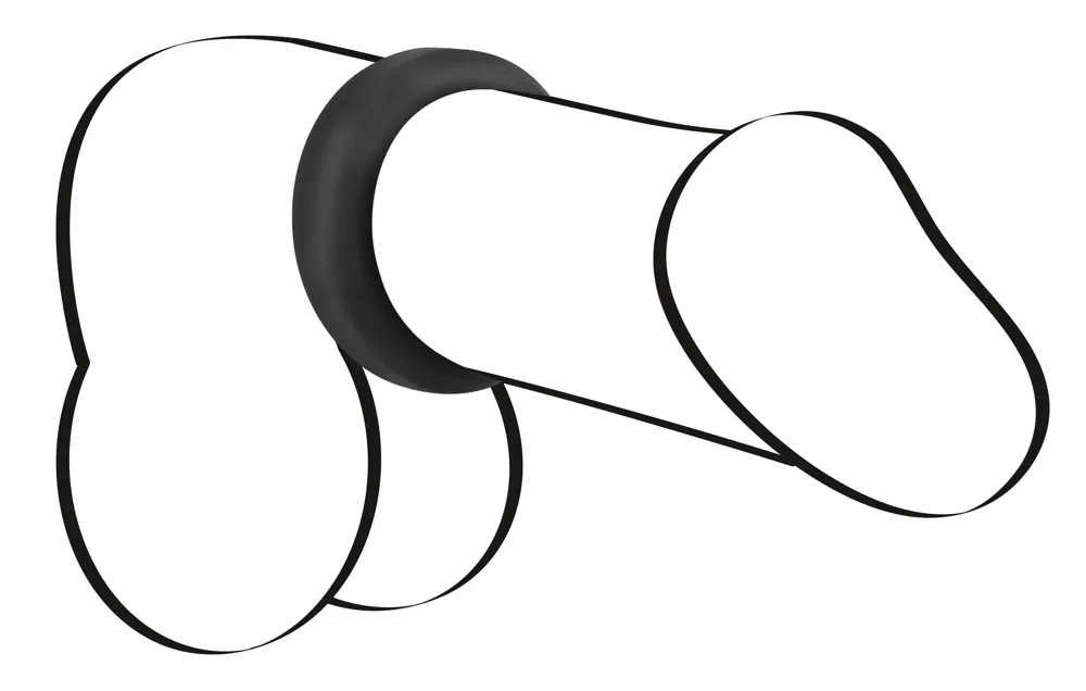 Эрекционное кольцо Velvets Cock Ring 2,6 см (черный)